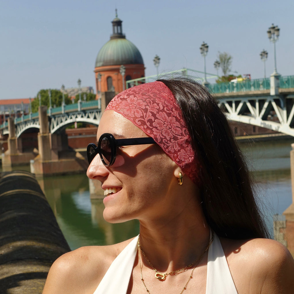 Bandeau en dentelle Rosa